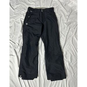 Columbia Convert Ski Pants Womens Small Black BaseTRX Waterproof Snowboard Reg